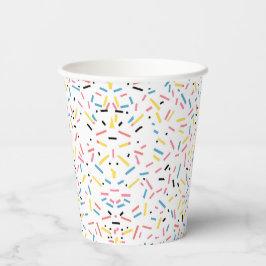 Birthday Sprinkles Candy Pattern Pappbecher