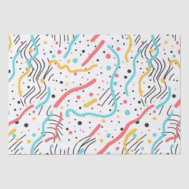 Birthday Sprinkles Candy Pattern Seidenpapier