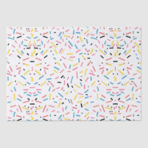 Birthday Sprinkles Candy Pattern Seidenpapier