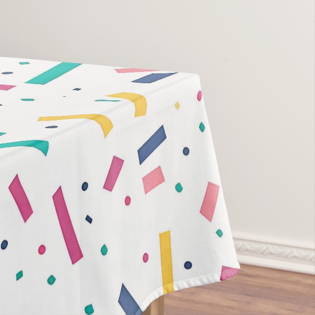 Birthday Sprinkles Candy Pattern Tablecloth Tischdecke (Beispiel)