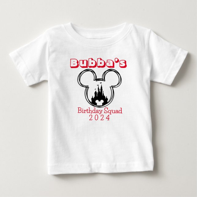 Birthday Squad Baby T-shirt (Vorderseite)