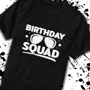 Birthday Squad Cool Fun Niedlich Matching Party T-Shirt