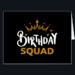 Birthday Squad Party Matching Family Group Funny B<br><div class="desc">Birthday Squad Party Matching Family Group Funny Bday Team</div>