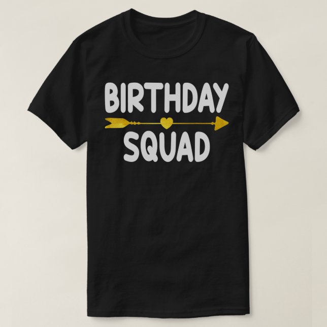 Birthday Squad T-Shirt (Design vorne)