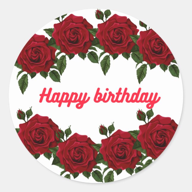 Birthday stickers (Vorderseite)