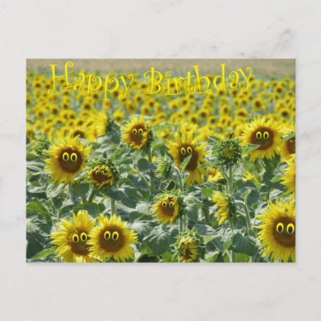 Birthday sunnies postkarte (Vorderseite)