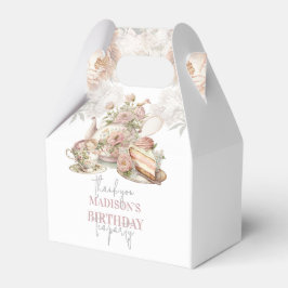 Birthday Tee Party Schönes Blumengestein Personali Geschenkschachtel