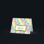 Birthday Thank You Note / kids stationery Dankeskarte<br><div class="desc">This originelles Design is available on many products in our store.  Feel free to contact us anytime for assistance.</div>