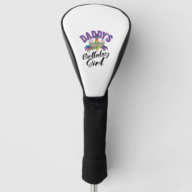 Birthday Unicorn Golf Headcover (Vorderseite)
