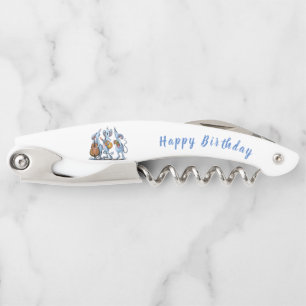 Birthday Waiter's Corkscrew Musical Mouse Band Kellnermesser