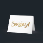 BIRTHDAY WISH "COUSIN" & "BEST FRIEND" CARD KARTE<br><div class="desc">VIELEN DANK,  DASS SIE VON EINER MEINER ACHT GESCHÄFTE GESCHAFFEN HABEN. IHR COUSIN WIRD LIEBE,  DASS DIESE "BESONDERE KARTE" FÜR IHN ODER SIE SEIN WIRD!!!!</div>