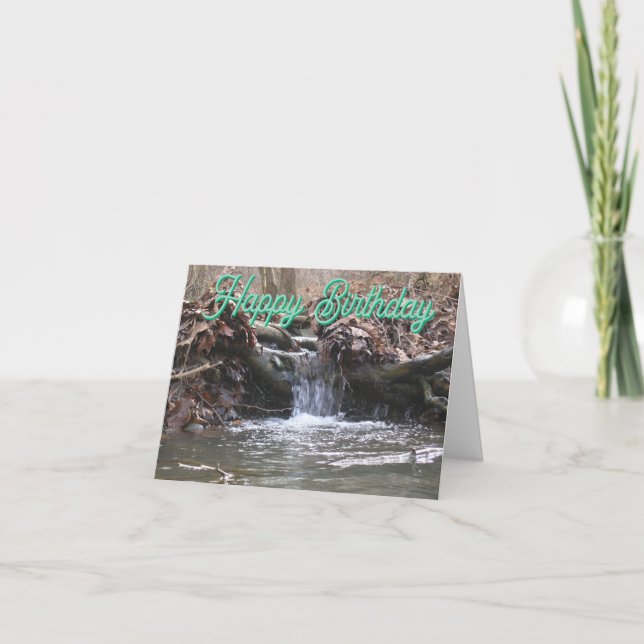 Birthday Wishes Karte (Vorderseite)