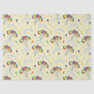 Birthday Wishes - Pastel Yellow Tissue Paper Seidenpapier