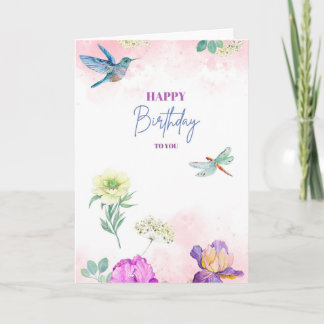 Birthday Wishing card Karte