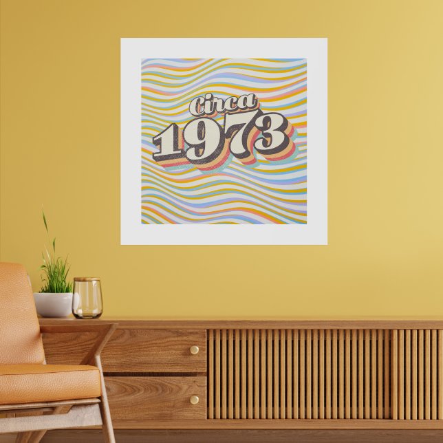Birthday Year - Circa 1973 Poster (Wohnzimmer 2)