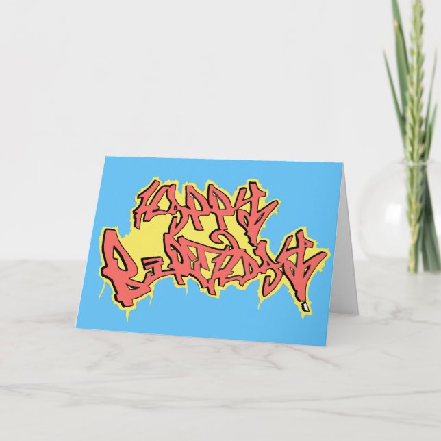 BIRTHDAYcard SpwinkelMASSIVE Karte (Vorderseite)