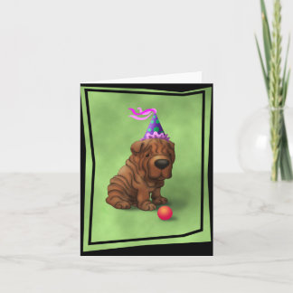 BirthdaySharpeiA Karte