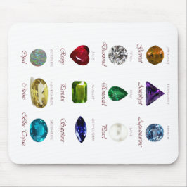 Birthstone-Diagramm Mousepad