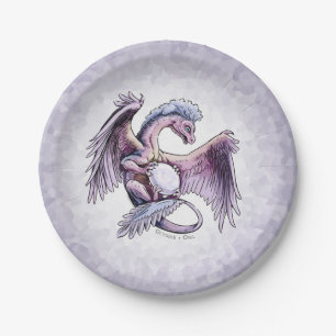 Birthstone-Drache vom Oktober: Opal Pappteller