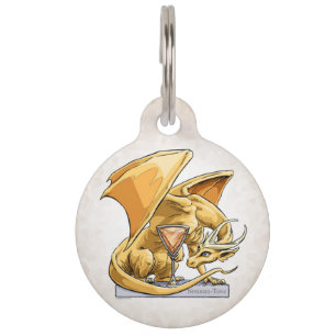 Birthstone Dragon - Topaz Haustiermarke