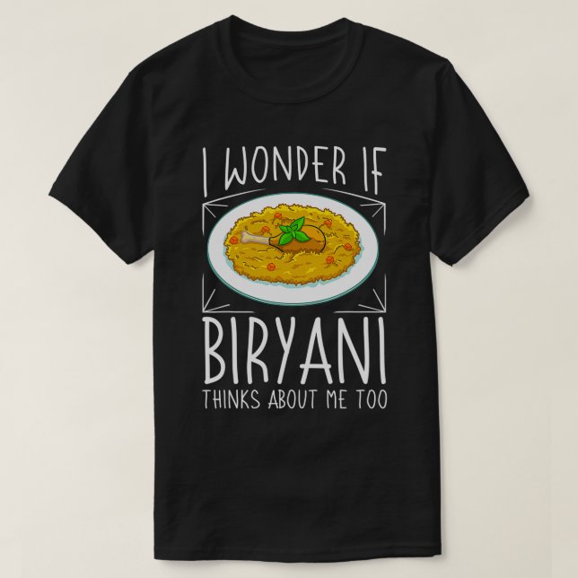Biryanair Gift Pakistani Food Chicken Dum Pot T-Shirt (Design vorne)