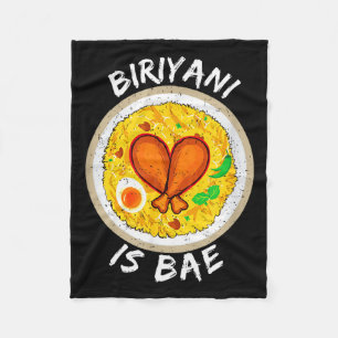 Biryani ist Bae Biryani-Liebhaber Valentinsgeschen Fleecedecke