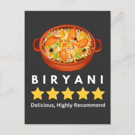 Biryani-Liebhaber-T - Shirt Postkarte