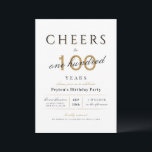 Bis 100 Jahre eleganter, moderner, klassischer Geb Einladung<br><div class="desc">Moderne und klassische Feier bis 100 Jahre Geburtstagseinladung mit stilvollem Drehbuch und Typografie in edlem Party,  Schwarz und Weiß,  schlicht und elegant,  Ideal für 100. Geburtstagsparty oder andere Zeiten.</div>