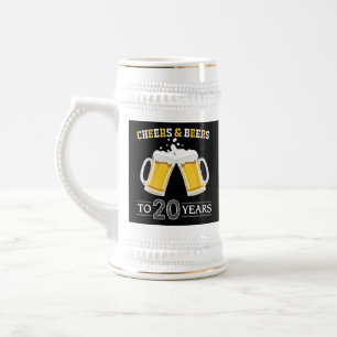 Bis 20 Jahre Käse und Bier Bierglas