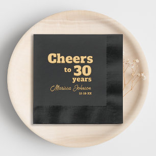 Bis 30 Jahre 30. Geburtstag Servietten Mit Folie