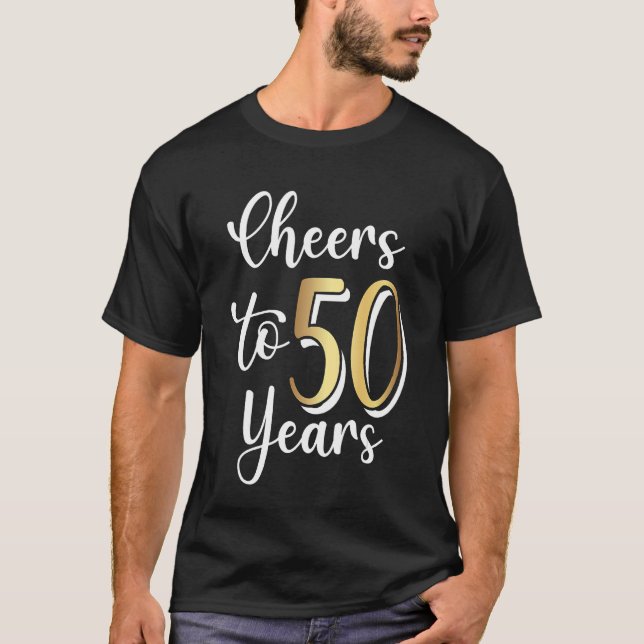 Bis 50 50. Geburtstag T-Shirt (Vorderseite)