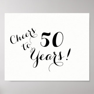 Bis 50 Jahre Poster