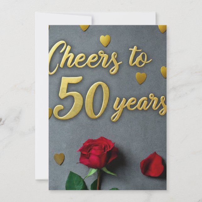 Bis 50 phantastischen Jahre. Einladung (Vorderseite)