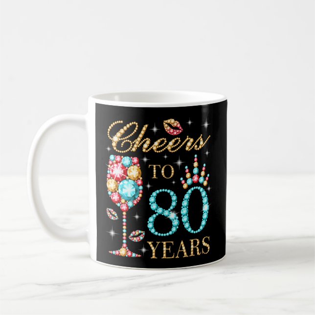 Bis 80 Jahre 80 80 Kaffeetasse (Links)