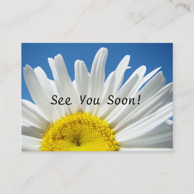 Bis bald! Erinnerung kardiert Service Appt Karten (Vorderseite)