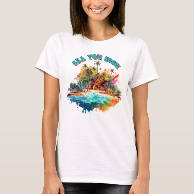 Bis bald T-Shirt (Vorderseite)