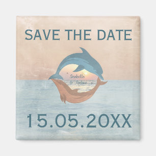 Bis das Ende der Zeit Save the Date Wedding Magnet
