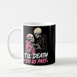 Bis dass der Staat uns scheidet Skelett-Paar Kaffeetasse