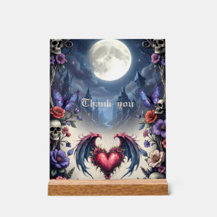Bis dass der Tod und das Mondlicht uns verbinden Acrylschild