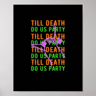 Bis dass der Tod uns feiert Lustiger Halloween Ver Poster