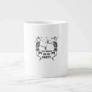 Bis dass der Tod uns Party feiert Skelett Brautjun Jumbo-Tasse