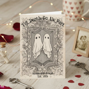 Bis dass der Tod uns scheidet Geister Paare Karte
