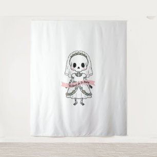 Bis dass der Tod uns scheidet Halloween Wandteppich