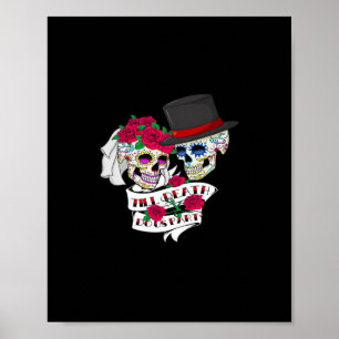 Bis dass der Tod uns scheidet Schädel Poster