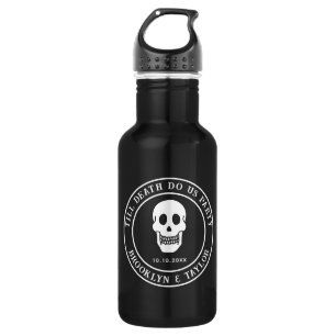 Bis dass der Tod uns zum Polterabend vereint Braut Edelstahlflasche
