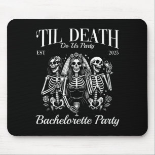 Bis der Tod die Party rettet Retro-Skelett Jungges Mousepad