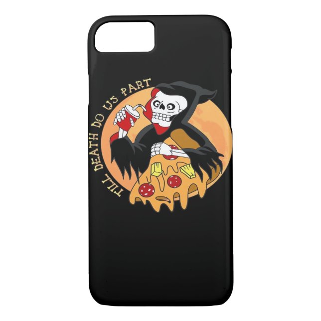 Bis der Tod macht uns Teil. Pizza Forever! Case-Mate iPhone Hülle (Rückseite)