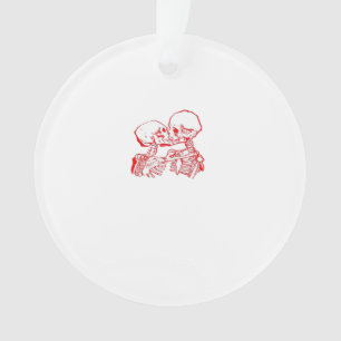 Bis der Tod uns beiseite lässt (rot transparent) Ornament