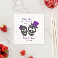 Bis der Tod uns Lila Personalisierte Hochzeit mach