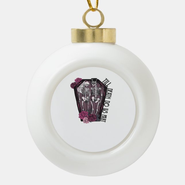 Bis der Tod uns mitmacht, Kostümidee Keramik Kugel-Ornament (Vorderseite)